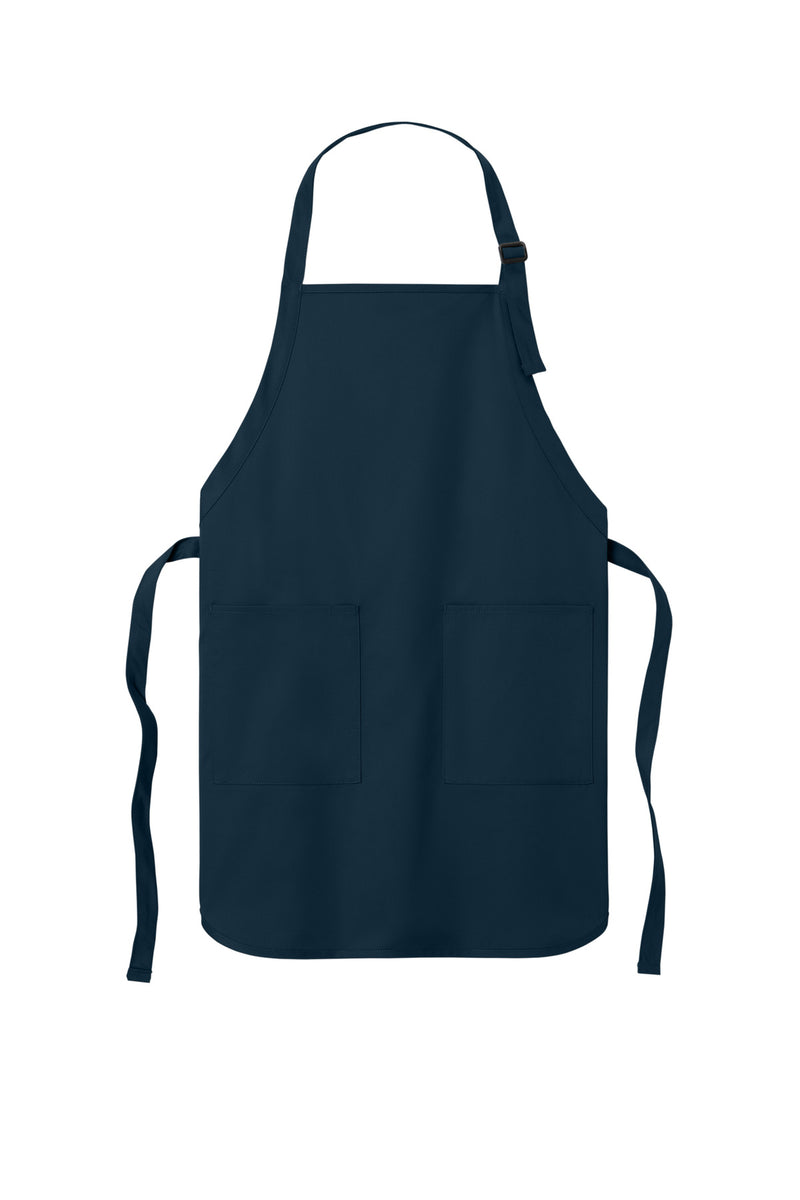 Port Authority  Full-Length Two-Pocket Bib Apron - Navy