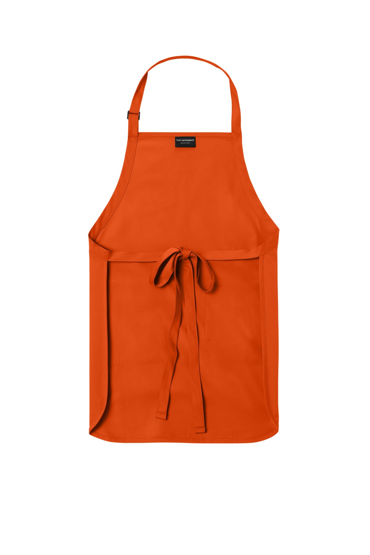 Port Authority  Full-Length Two-Pocket Bib Apron - Orange