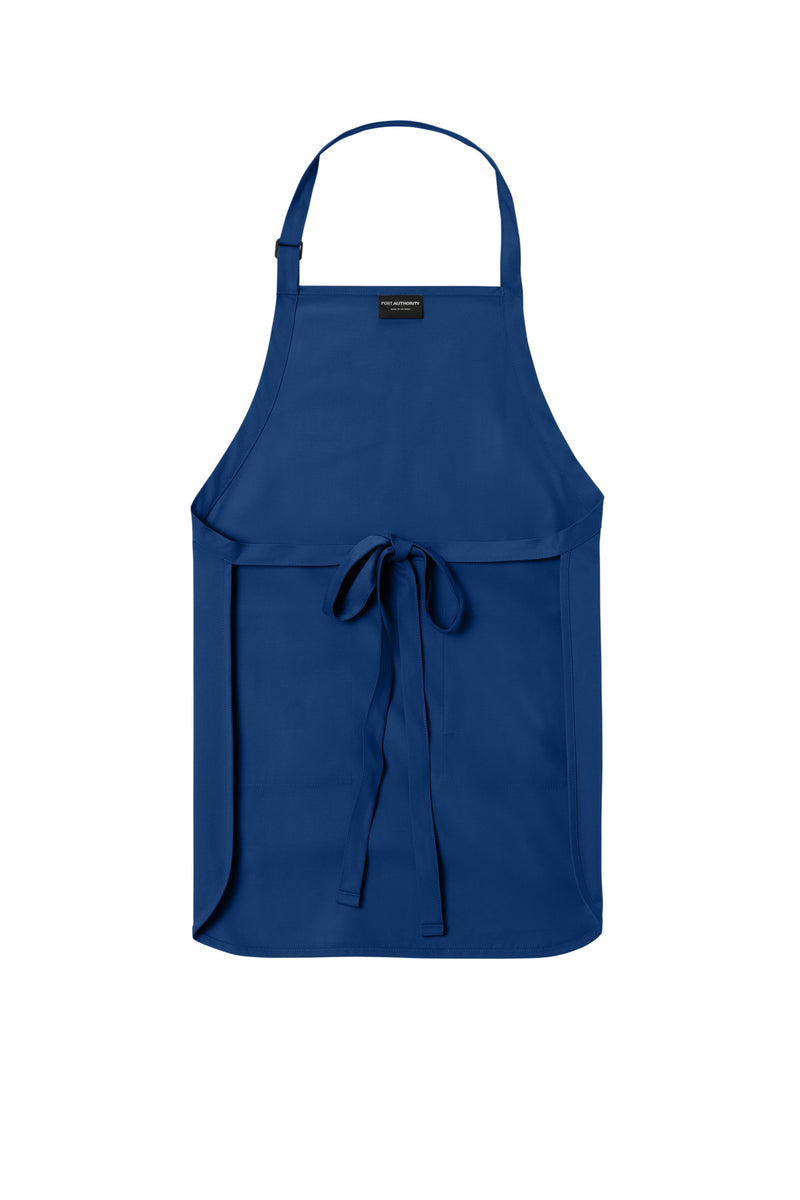 Port Authority  Full-Length Two-Pocket Bib Apron - Royal