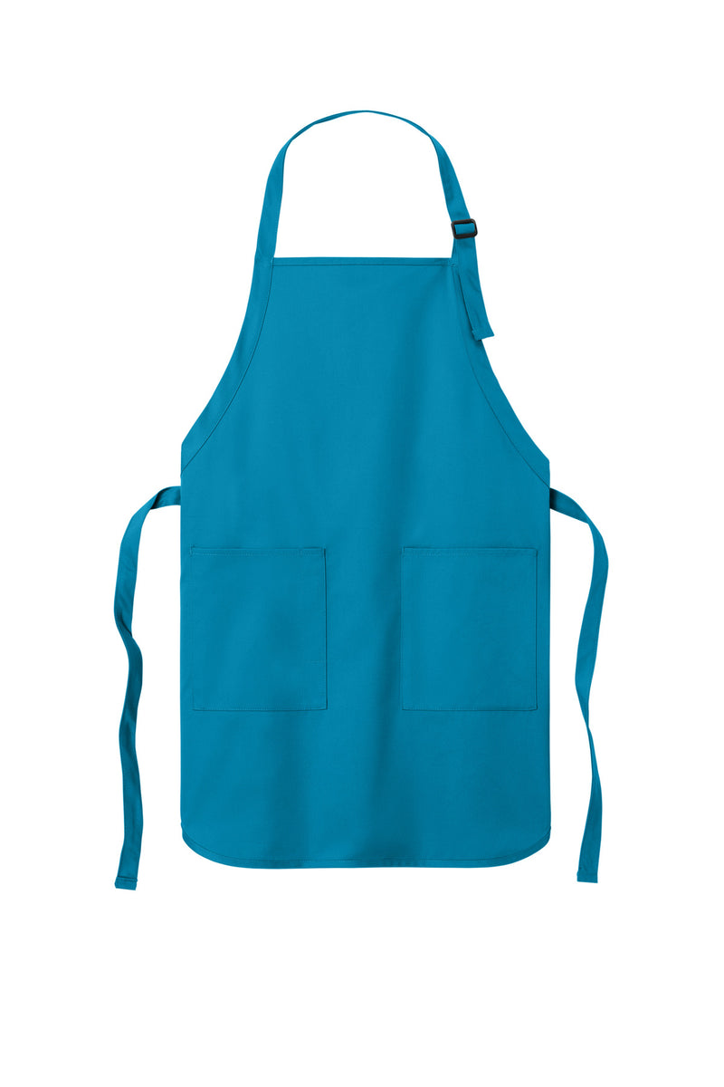 Port Authority  Full-Length Two-Pocket Bib Apron - Sapphire