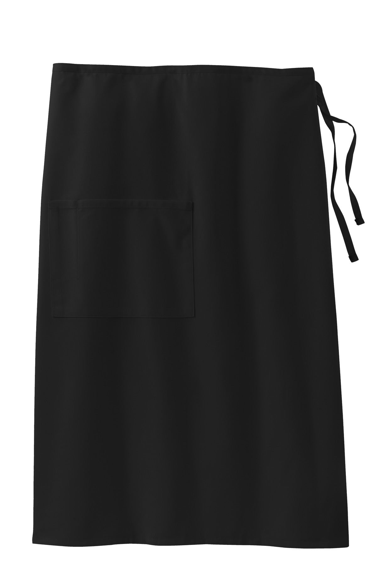 Port Authority Easy Care Full Bistro Apron with Stain Release - Black
