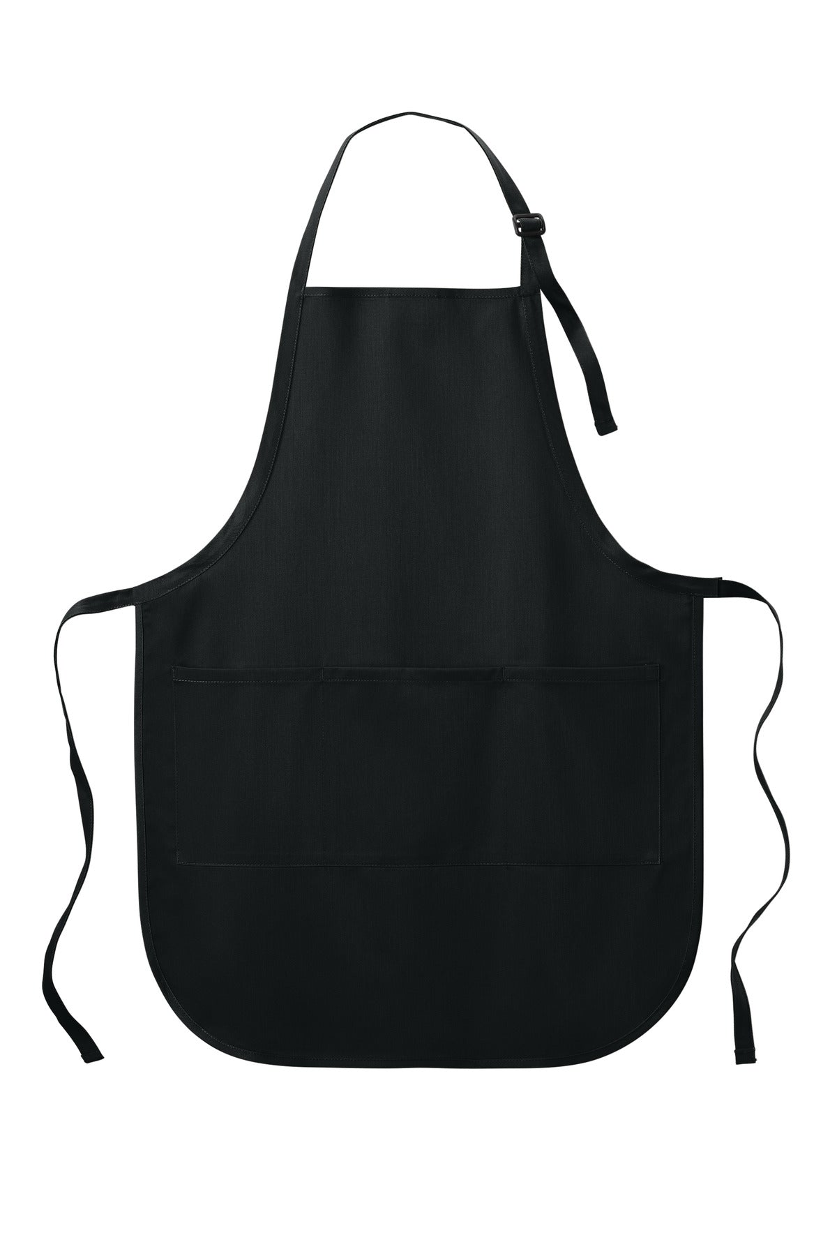 Port Authority Easy Care Full-Length Apron with Stain Release - Black