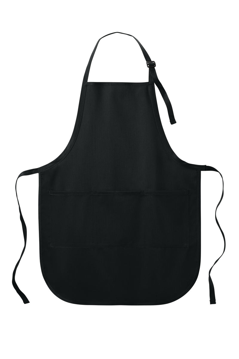 Port Authority Easy Care Full-Length Apron with Stain Release - Black