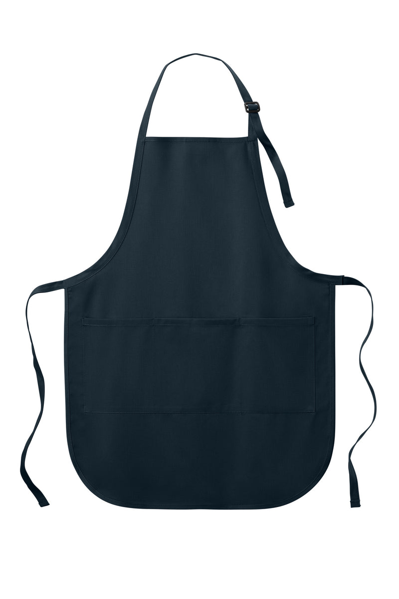 Port Authority Easy Care Full-Length Apron with Stain Release - Navy