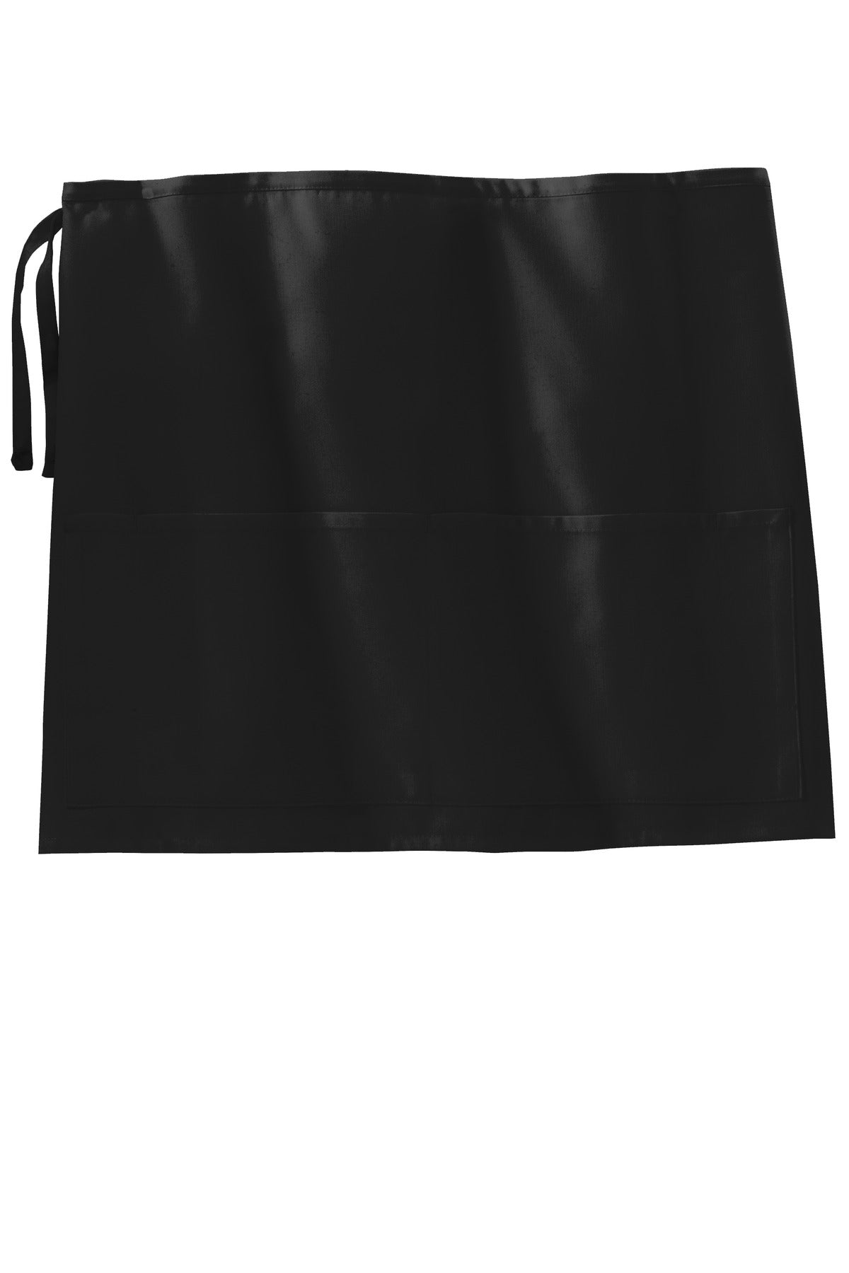 Port Authority Easy Care Half Bistro Apron with Stain Release - Black