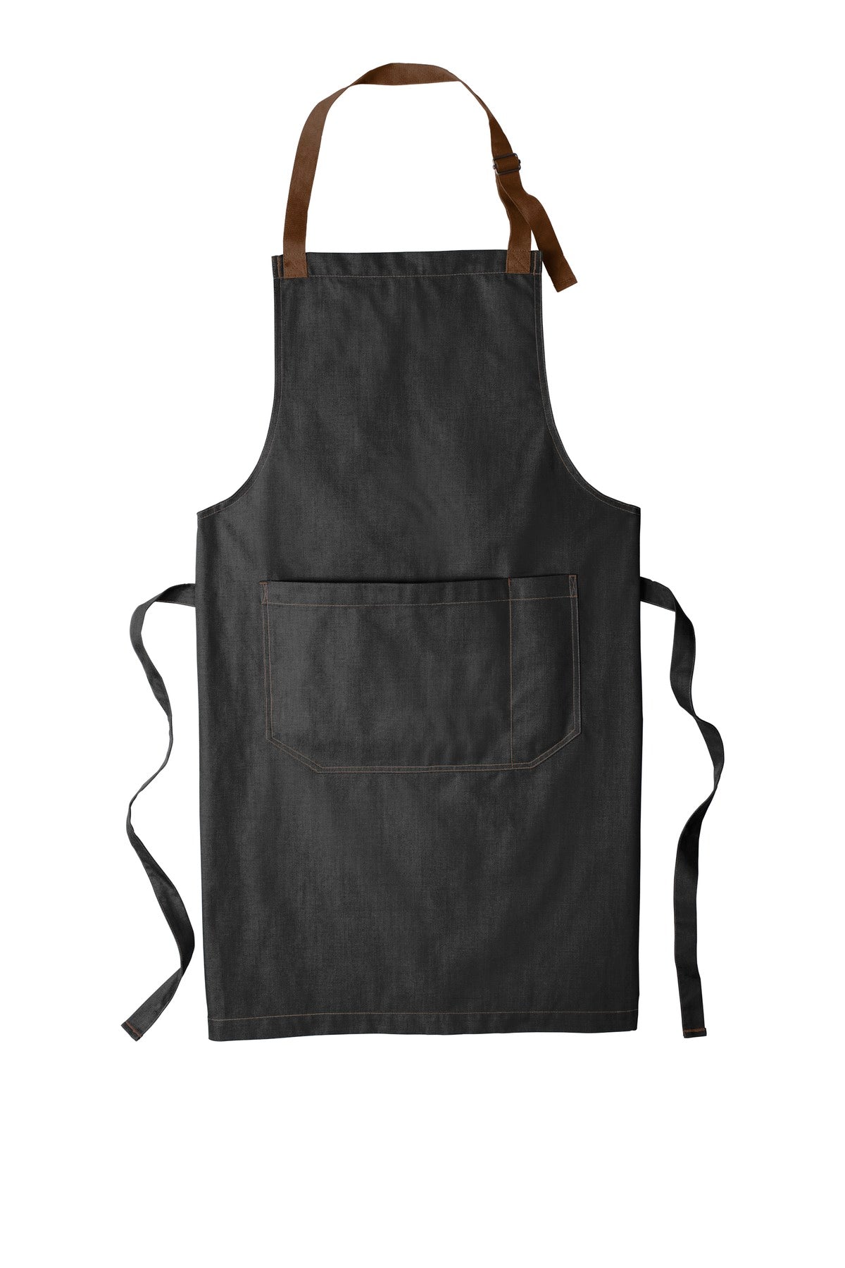 Port Authority  Market Full-Length Bib Apron - Dark Midnight