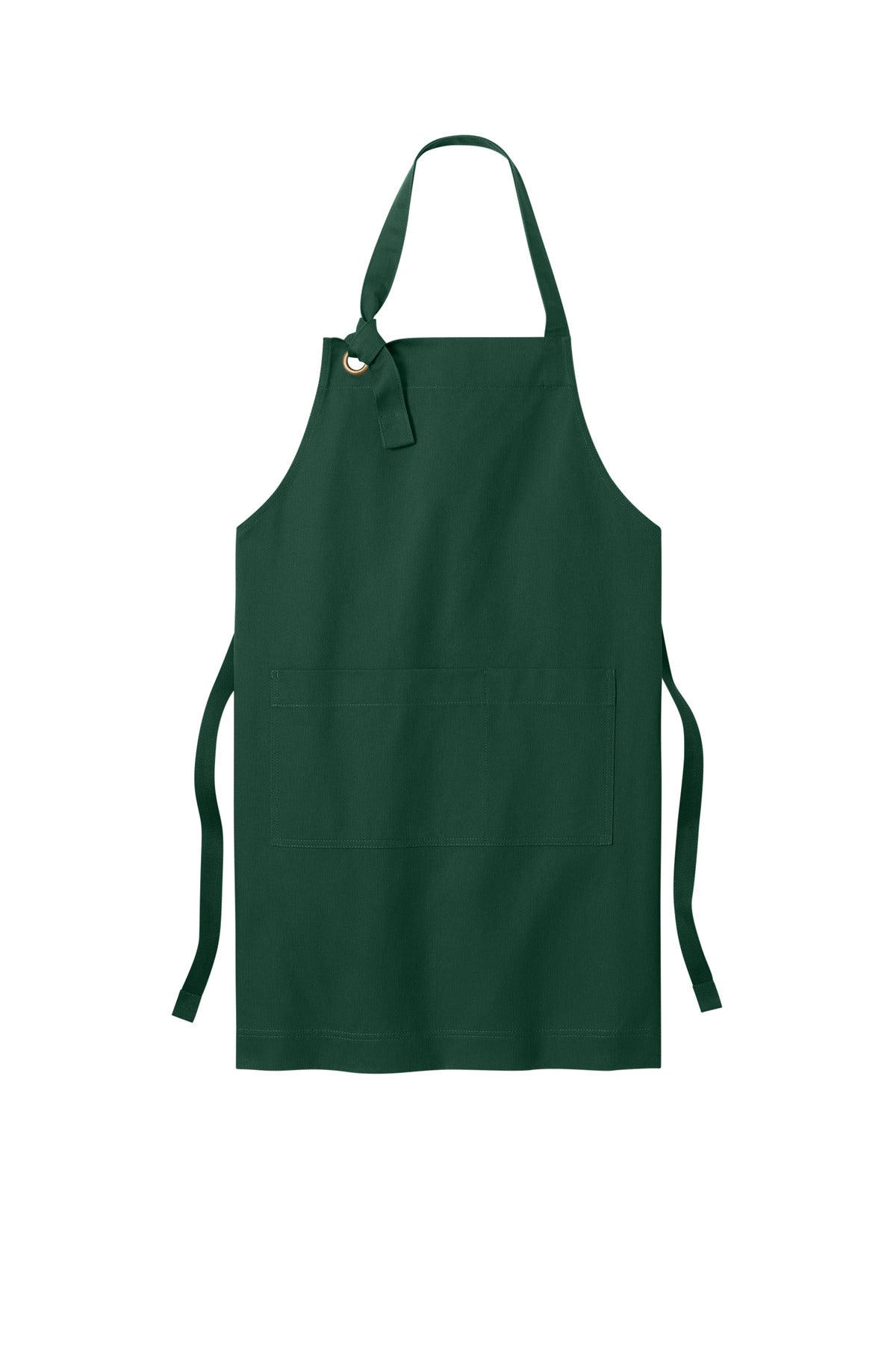 Port Authority Signature Heavy Twill Bib Apron - Dark Green