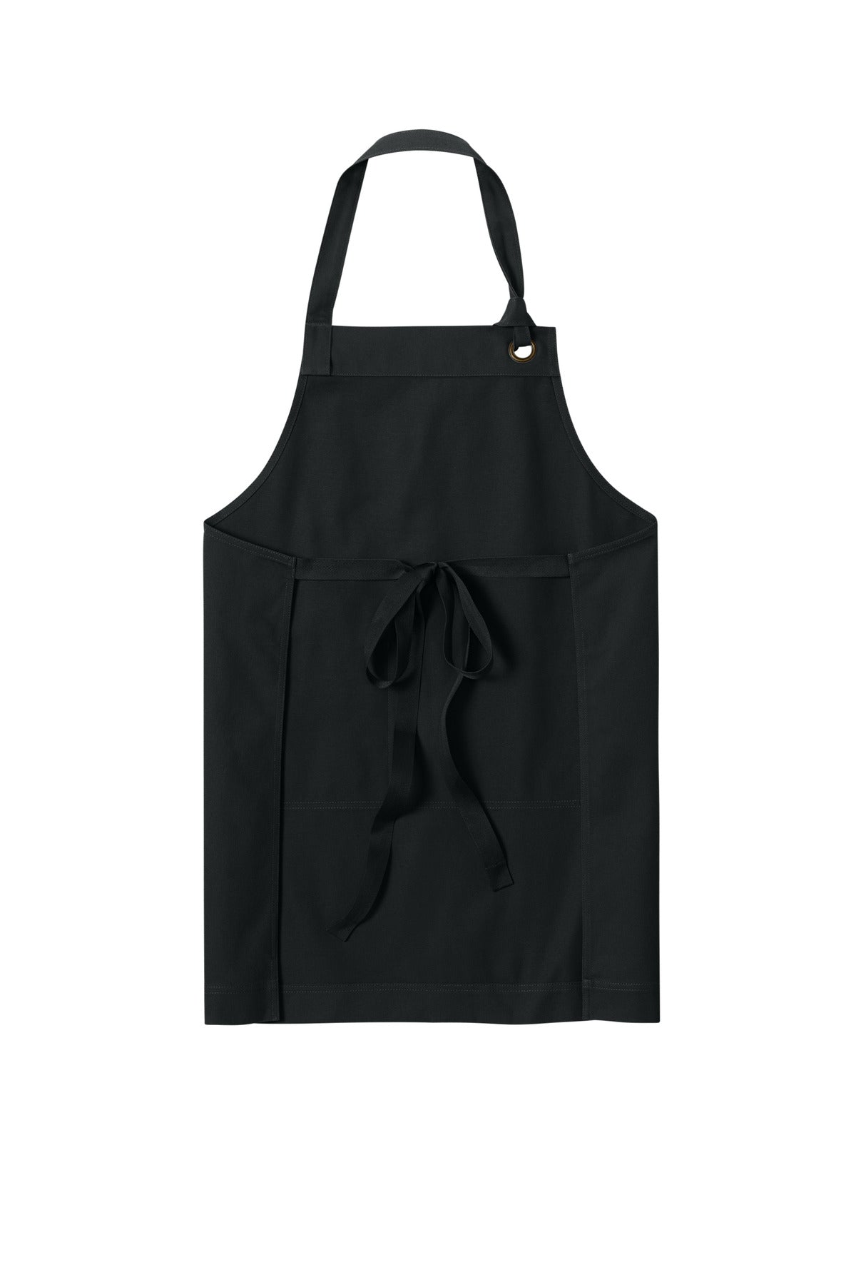Port Authority Signature Heavy Twill Bib Apron - Deep Black