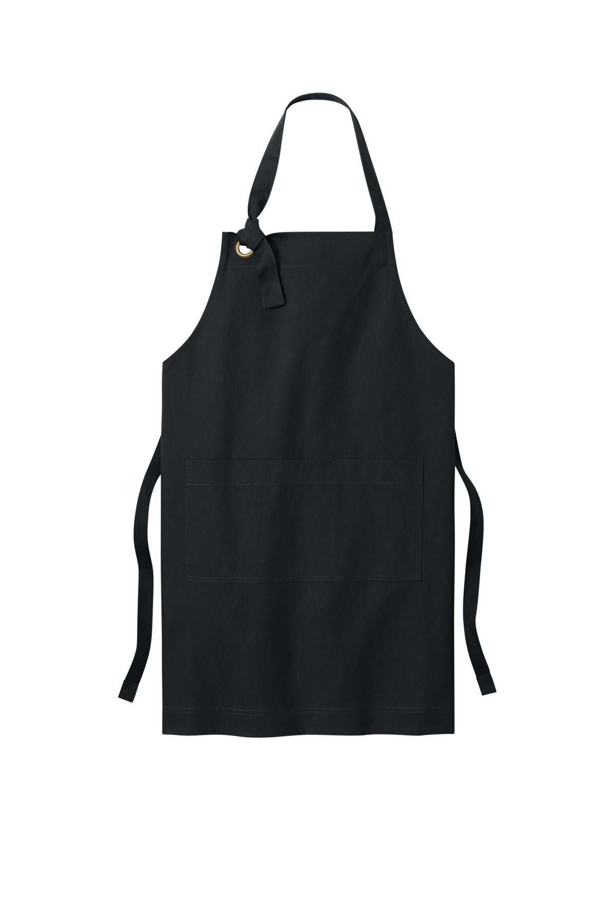 Port Authority Signature Heavy Twill Bib Apron - Deep Black