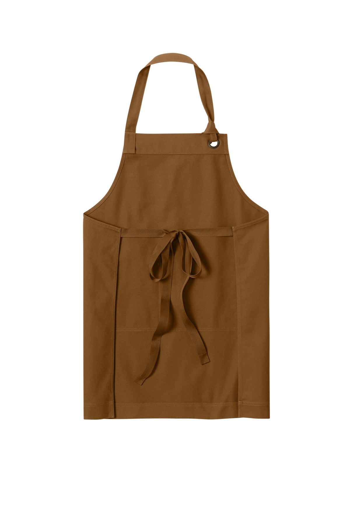 Port Authority Signature Heavy Twill Bib Apron - Duck Brown