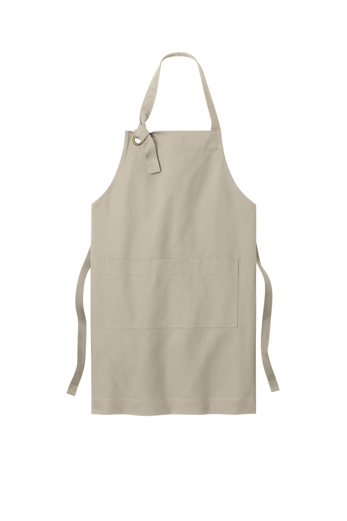 Port Authority Signature Heavy Twill Bib Apron - Sahara