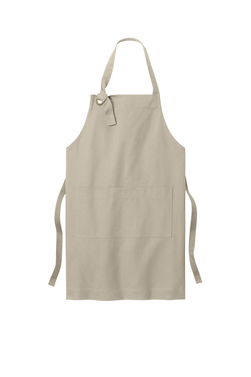 Port Authority Signature Heavy Twill Bib Apron - Sahara