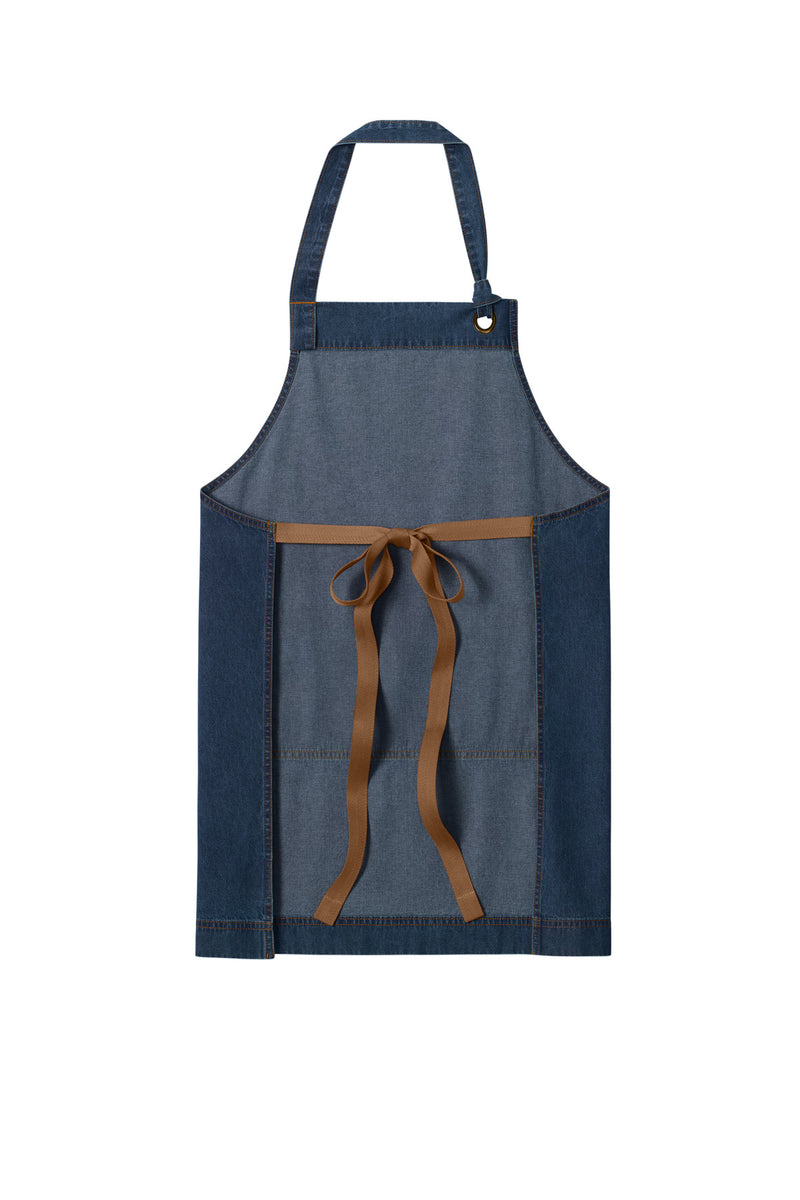 Port Authority Signature Denim Apron - Dark Denim
