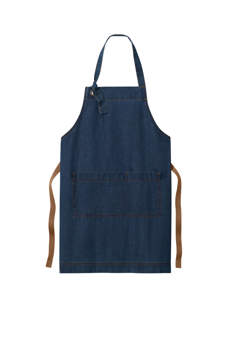 Port Authority Signature Denim Apron - Dark Denim