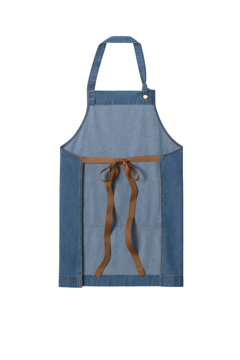 Port Authority Signature Denim Apron - Medium Denim