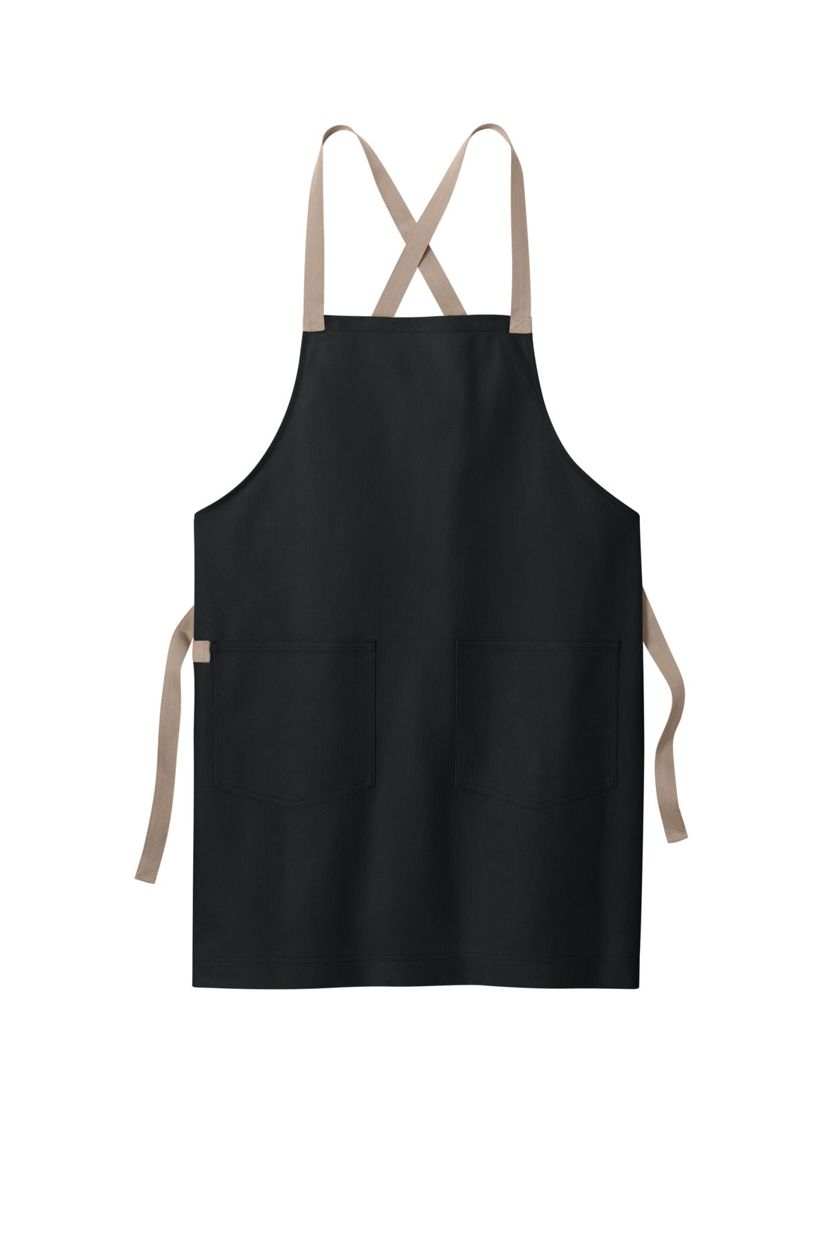 Port Authority  Signature Heavy Twill Crossback Apron - Deep Black