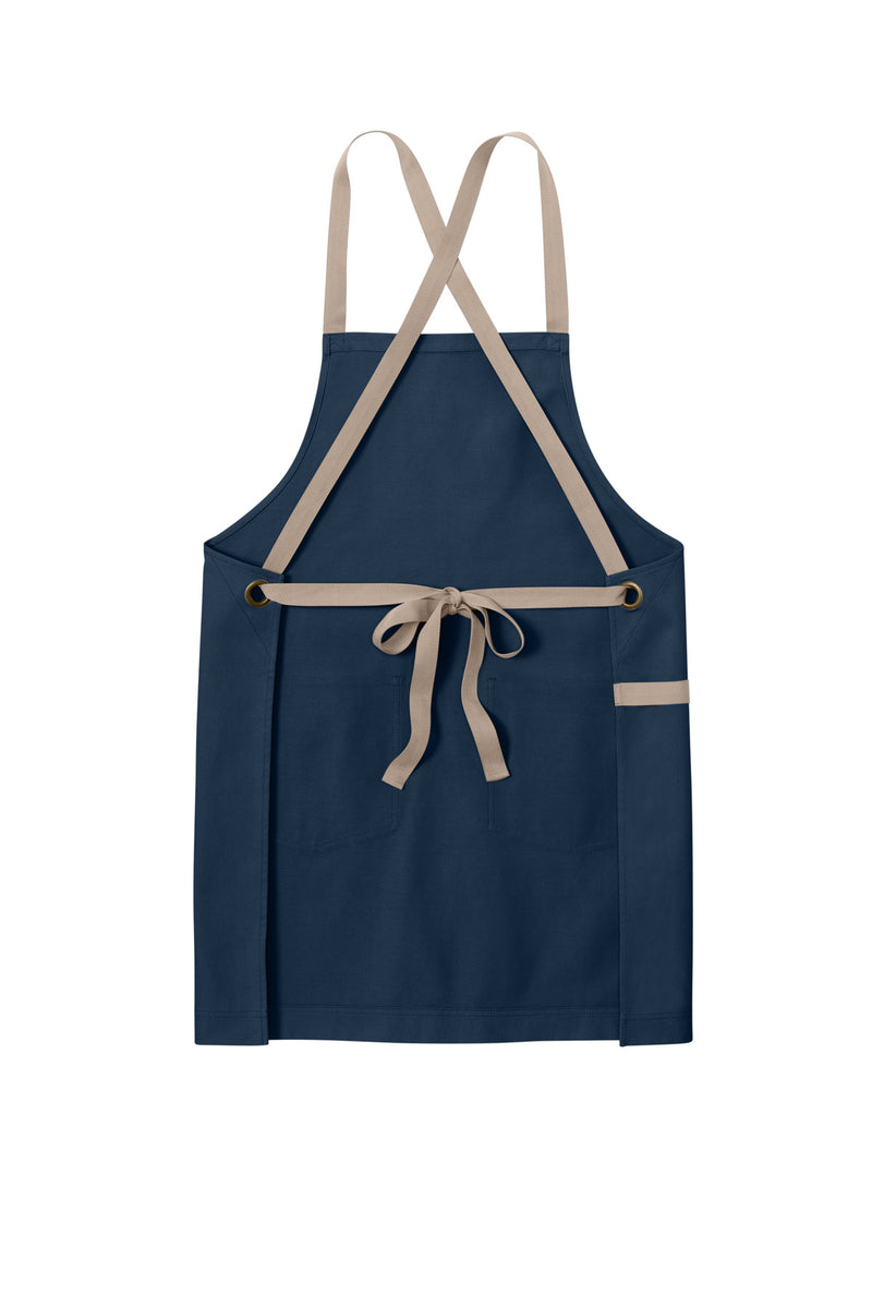 Port Authority  Signature Heavy Twill Crossback Apron - River Blue Navy
