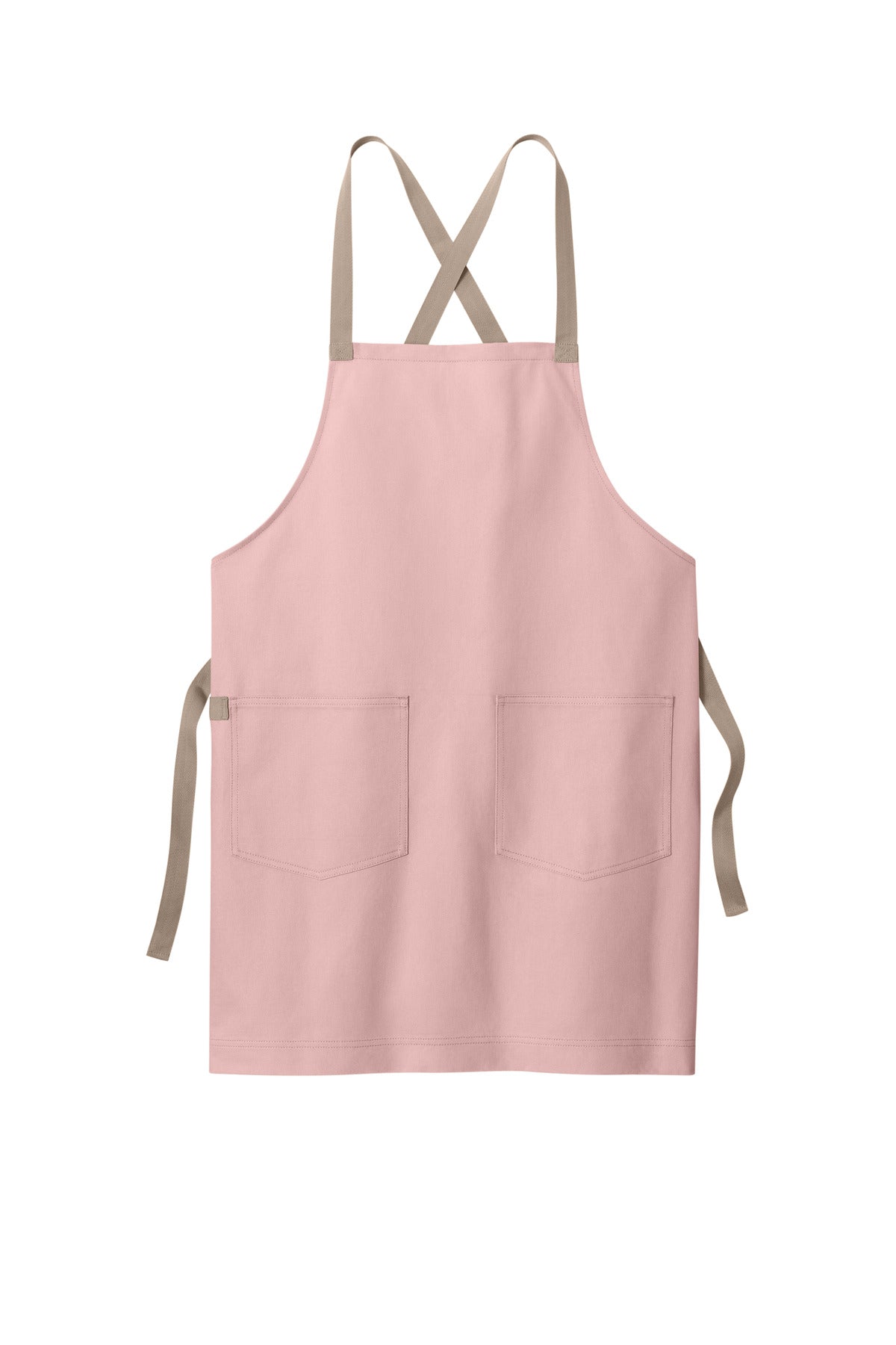 Port Authority  Signature Heavy Twill Crossback Apron - Rose Quartz