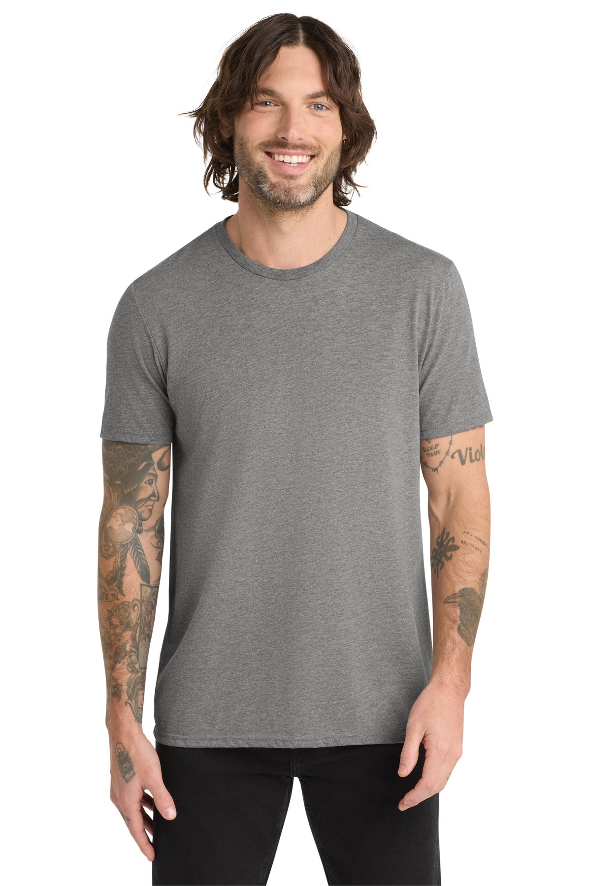 Allmade   Unisex Tri-Blend Tee - Aluminum Grey