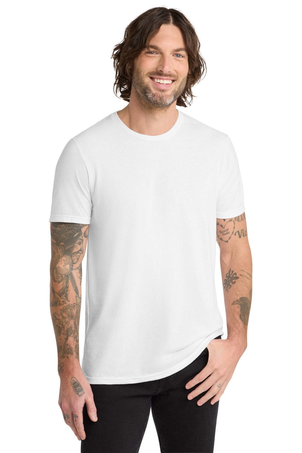 Allmade   Unisex Tri-Blend Tee - Bright White