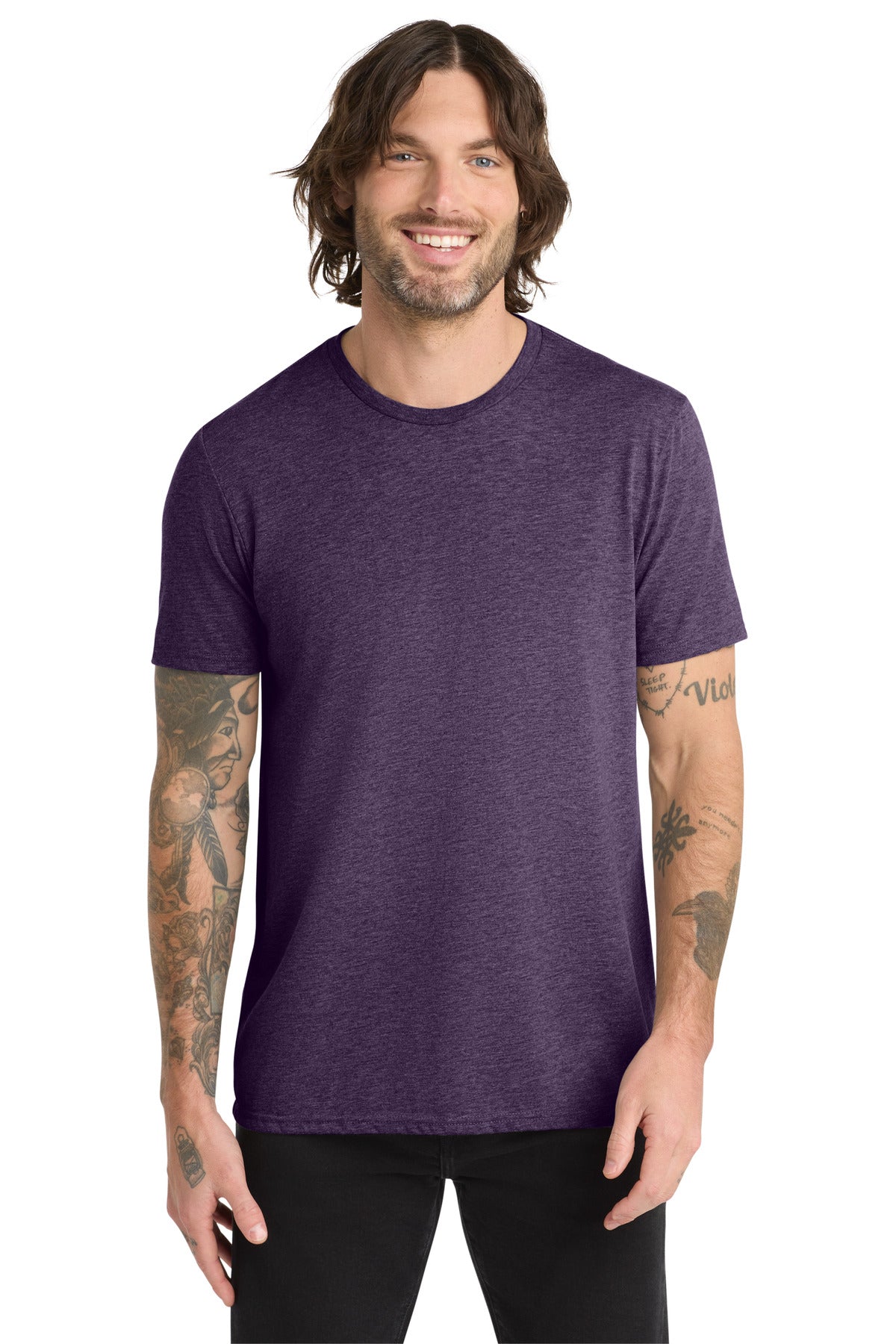 Allmade   Unisex Tri-Blend Tee - Huckleberry