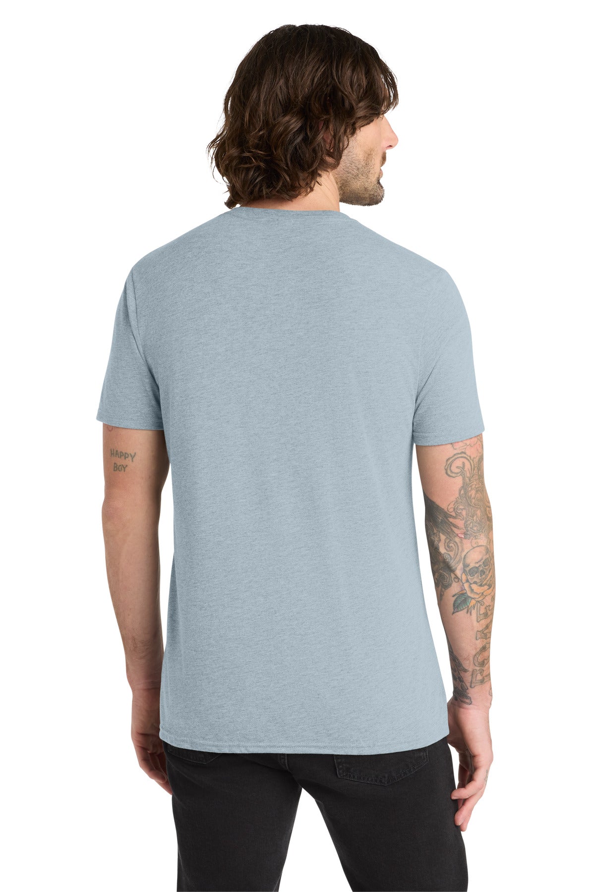 Allmade   Unisex Tri-Blend Tee - I Like You Blue
