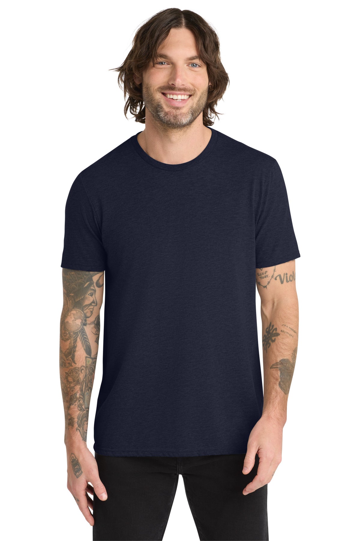 Allmade   Unisex Tri-Blend Tee - Night Sky Navy
