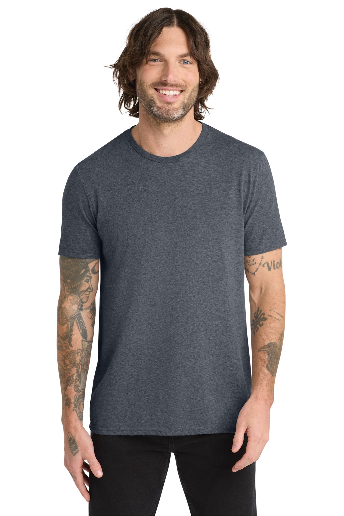 Allmade   Unisex Tri-Blend Tee - Rebel Blue