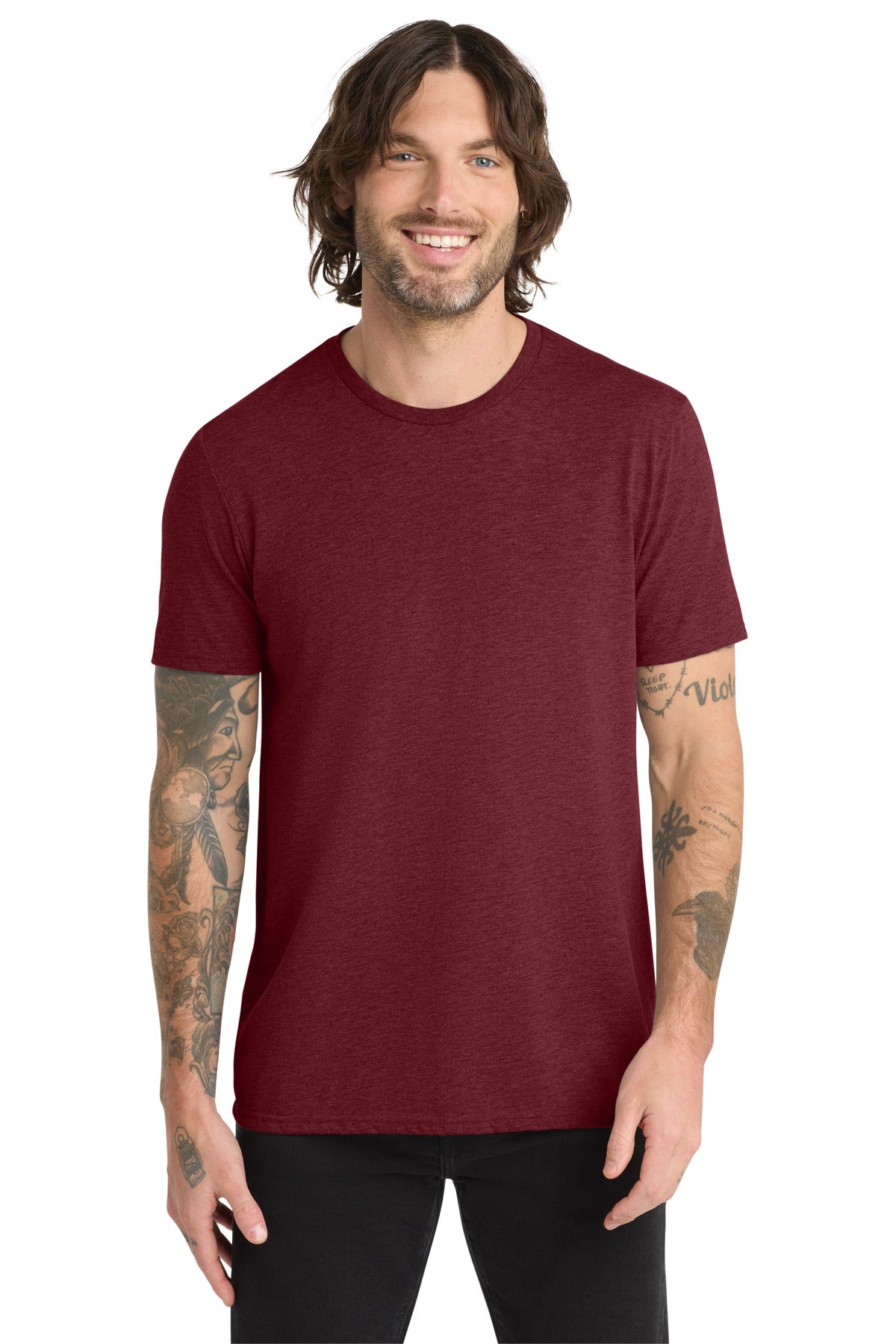 Allmade   Unisex Tri-Blend Tee - Vino Red