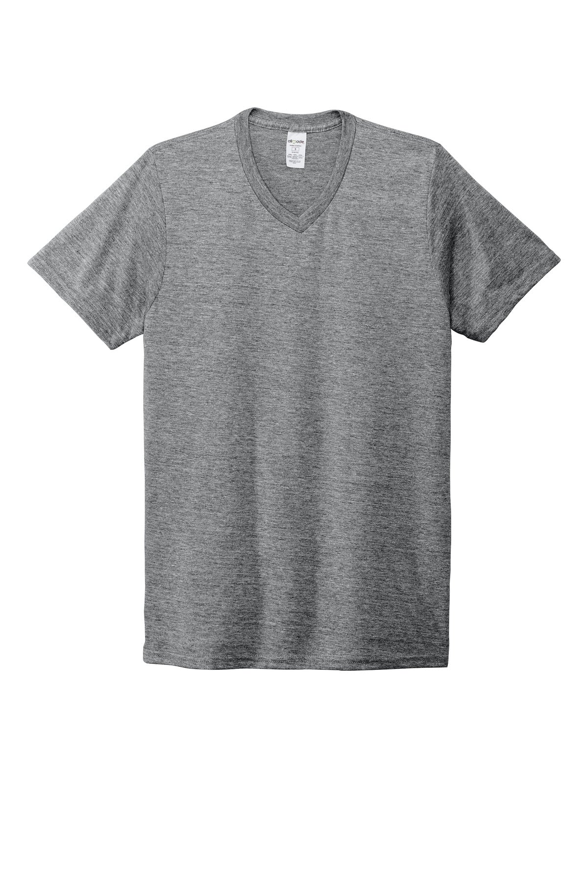 Allmade  Unisex Tri-Blend V-Neck Tee - Aluminum Grey