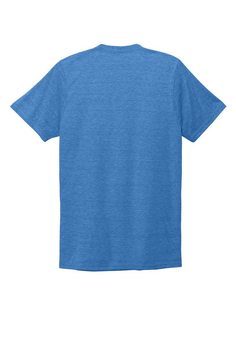 Allmade  Unisex Tri-Blend V-Neck Tee - Azure Blue