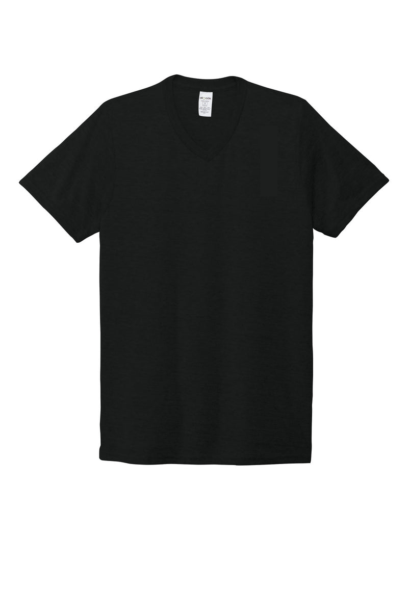 Allmade  Unisex Tri-Blend V-Neck Tee - Deep Black