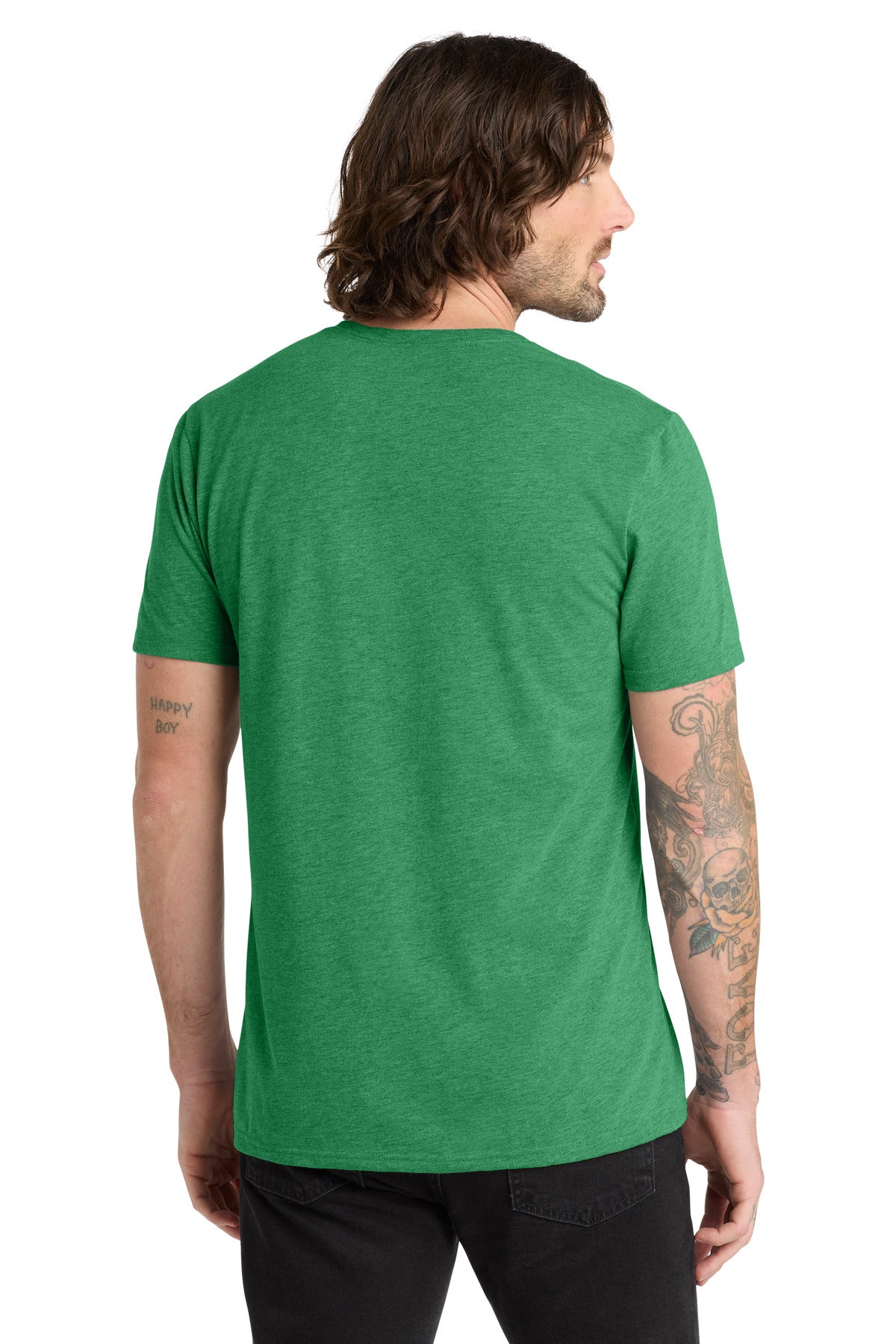 Allmade  Unisex Tri-Blend V-Neck Tee - Enviro Green