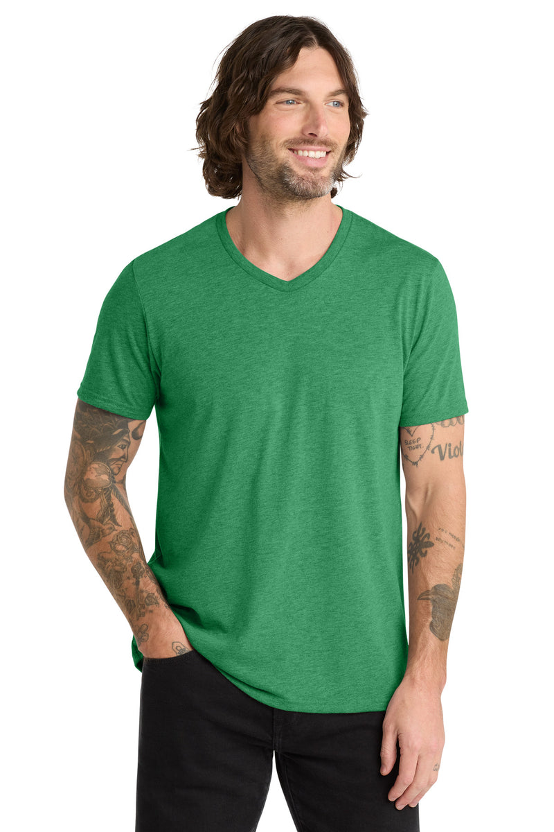 Allmade  Unisex Tri-Blend V-Neck Tee - Enviro Green