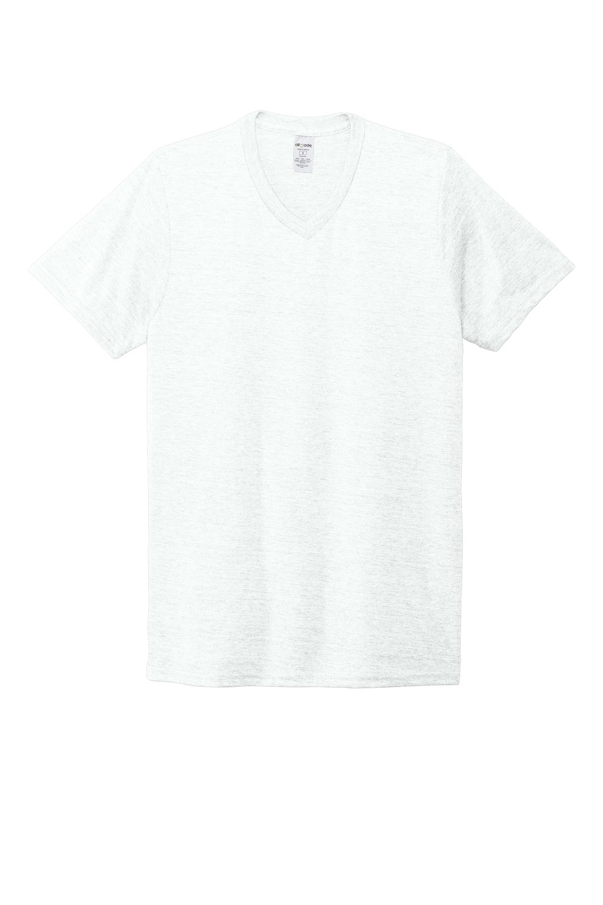 Allmade  Unisex Tri-Blend V-Neck Tee - Fairly White