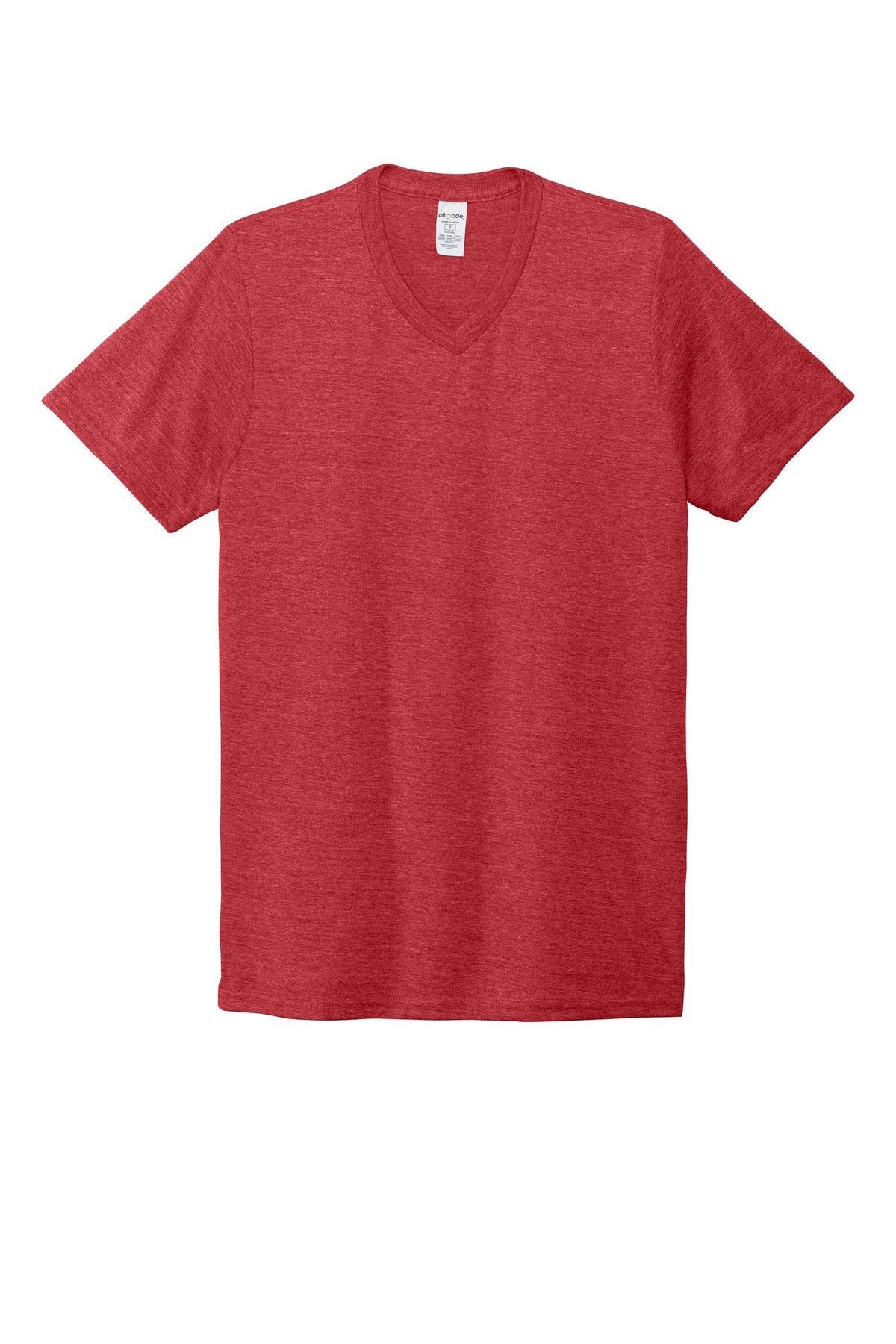 Allmade  Unisex Tri-Blend V-Neck Tee - Rise Up Red
