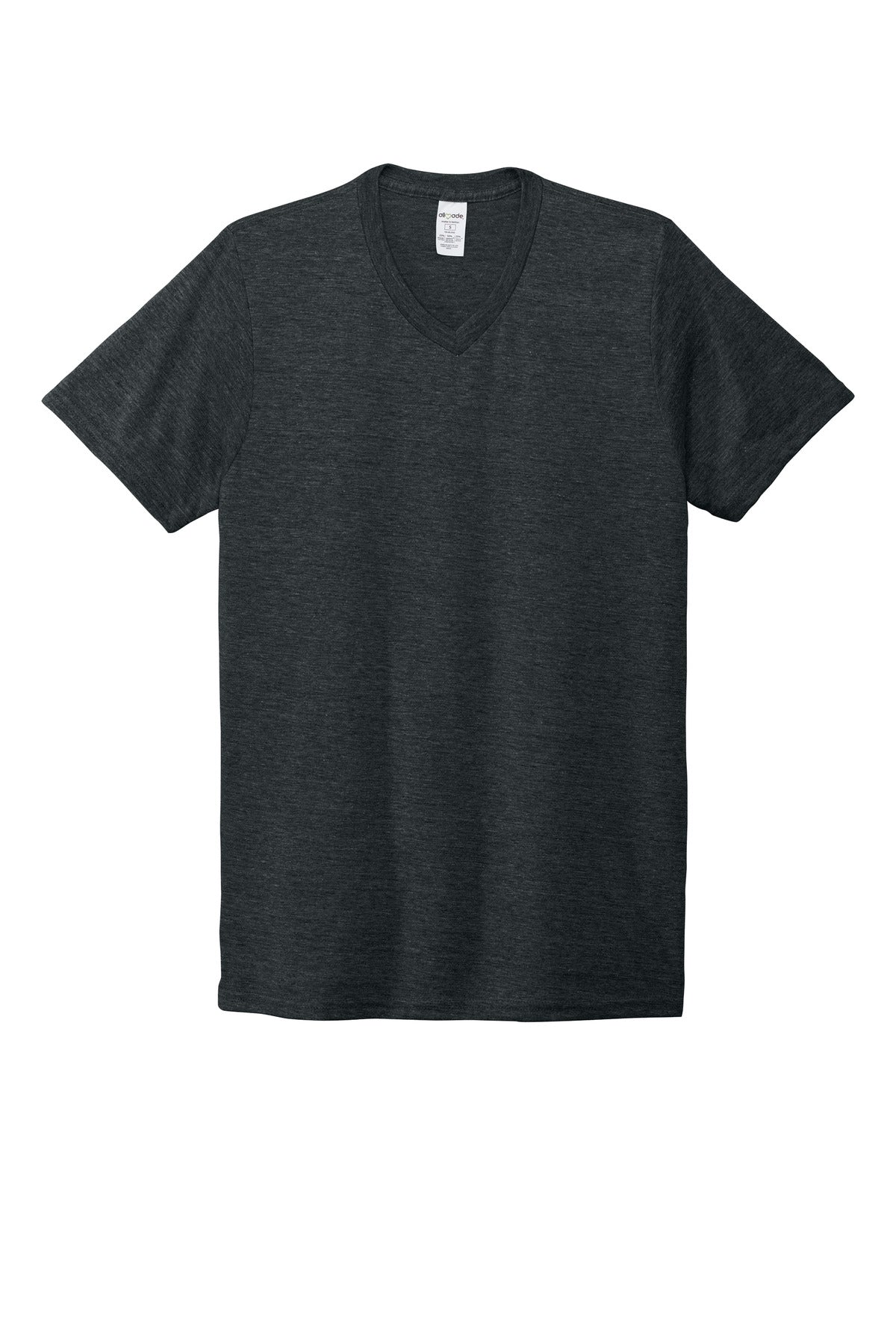 Allmade  Unisex Tri-Blend V-Neck Tee - Space Black