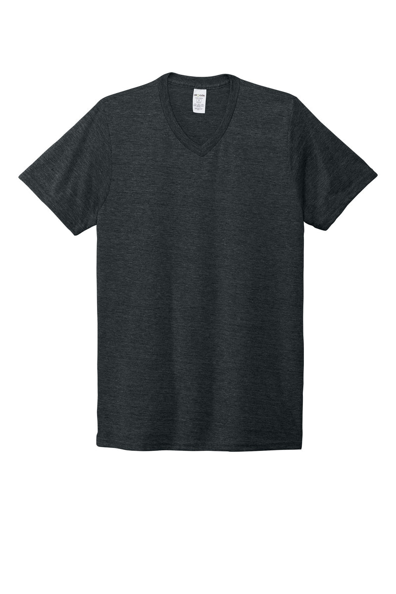 Allmade  Unisex Tri-Blend V-Neck Tee - Space Black