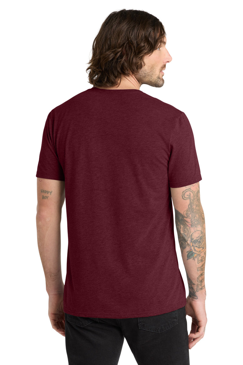 Allmade  Unisex Tri-Blend V-Neck Tee - Vino Red