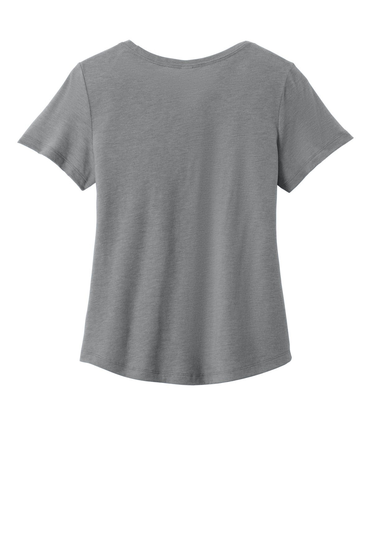 Allmade Women's Relaxed Tri-Blend Scoop Neck Tee - Aluminum Grey