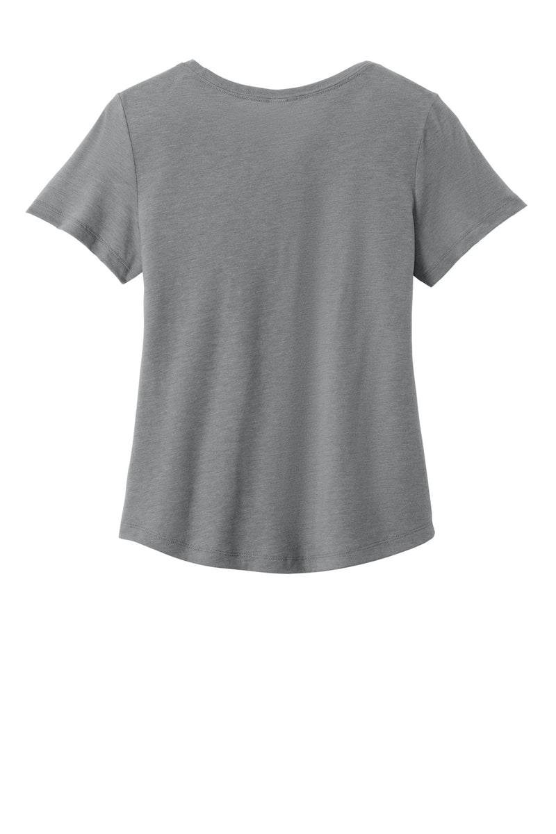 Allmade Women's Relaxed Tri-Blend Scoop Neck Tee - Aluminum Grey
