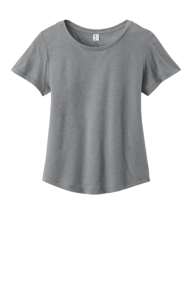 Allmade Women's Relaxed Tri-Blend Scoop Neck Tee - Aluminum Grey