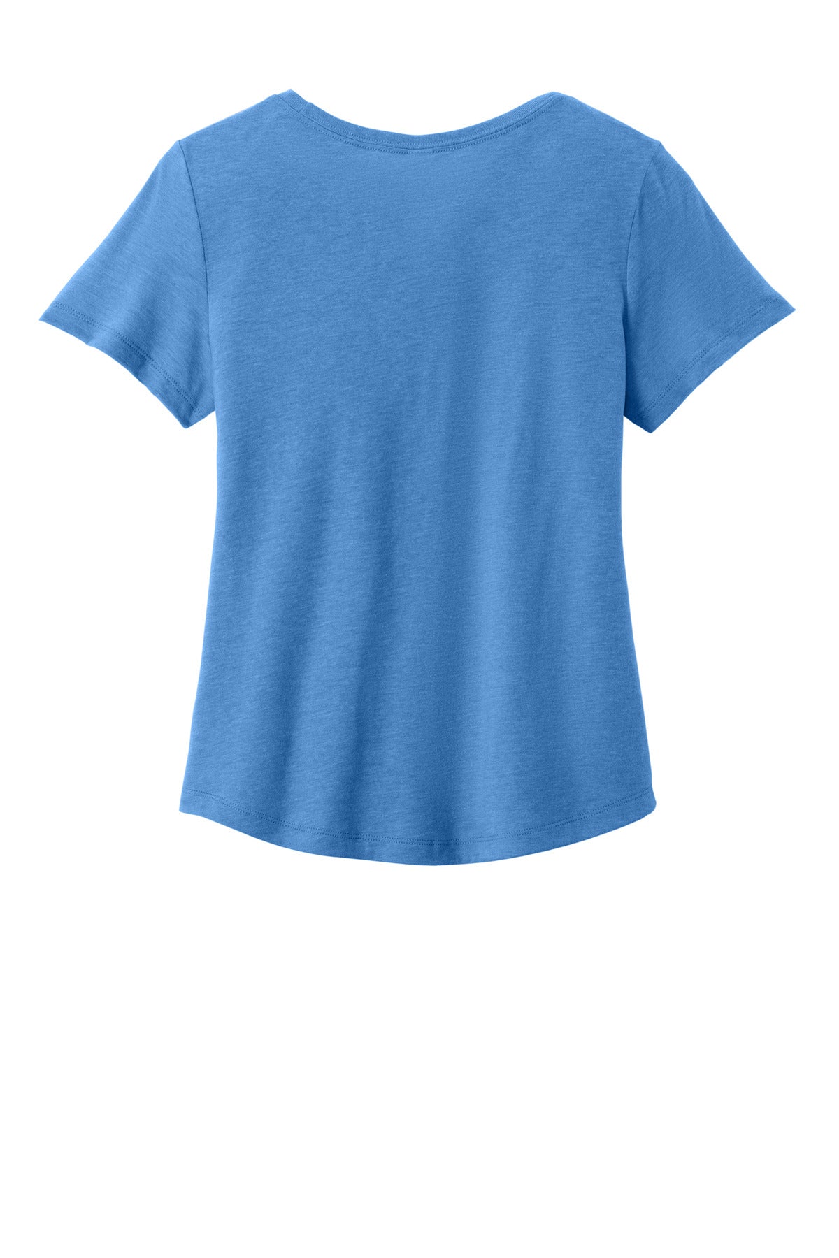 Allmade Women's Relaxed Tri-Blend Scoop Neck Tee - Azure Blue