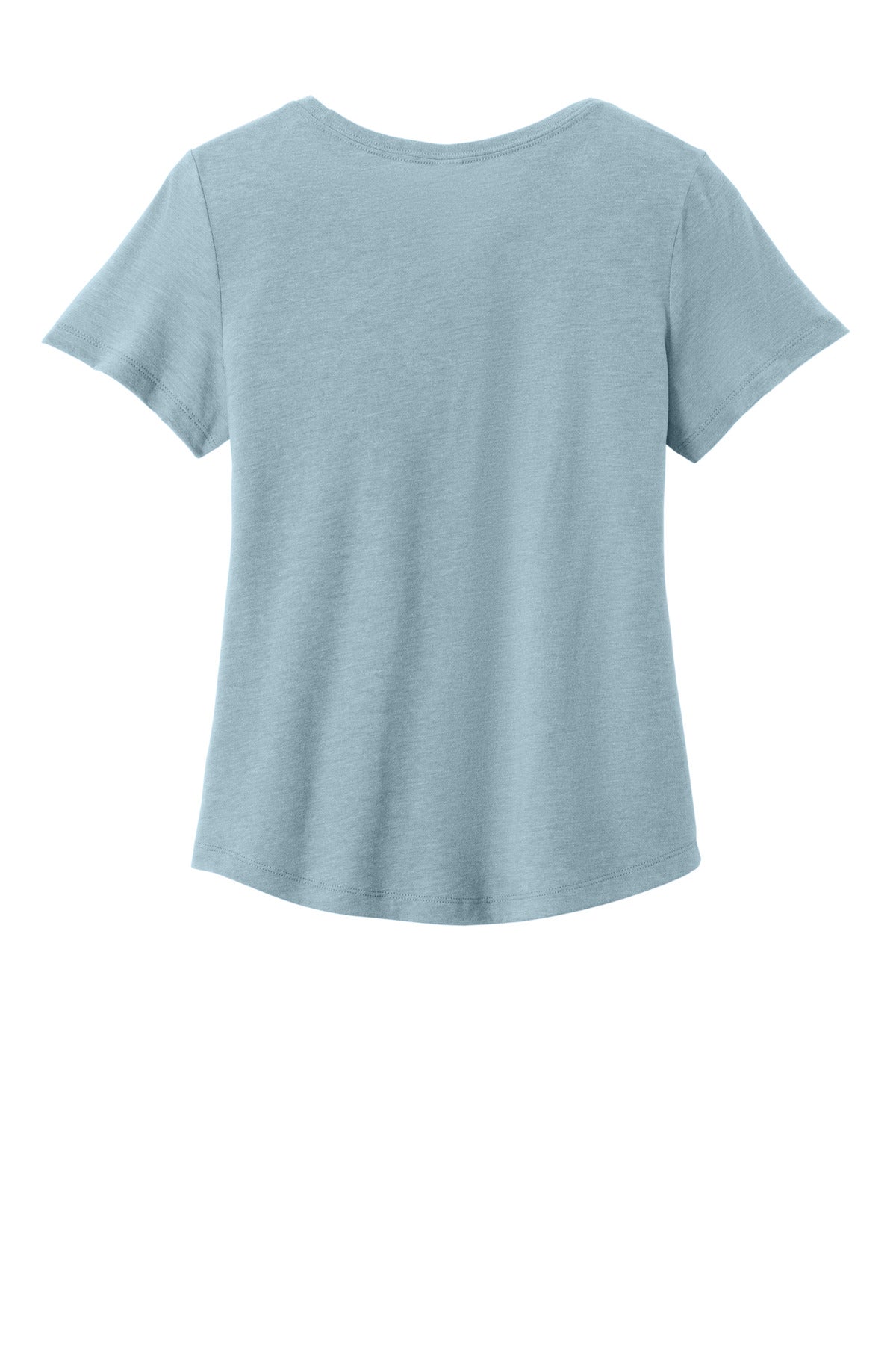 Allmade Women's Relaxed Tri-Blend Scoop Neck Tee - I Like You Blue