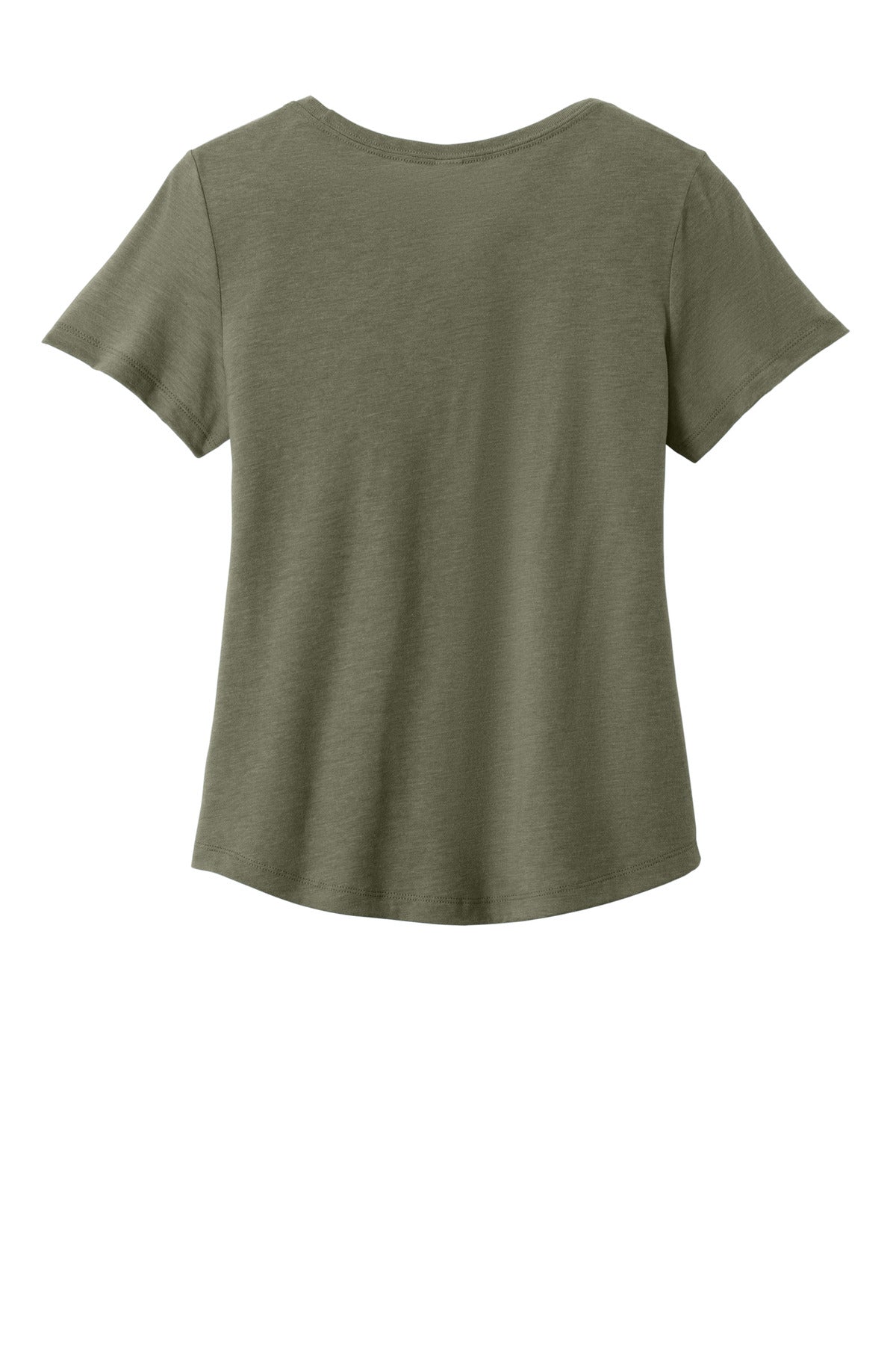 Allmade Women's Relaxed Tri-Blend Scoop Neck Tee - Olive You Green