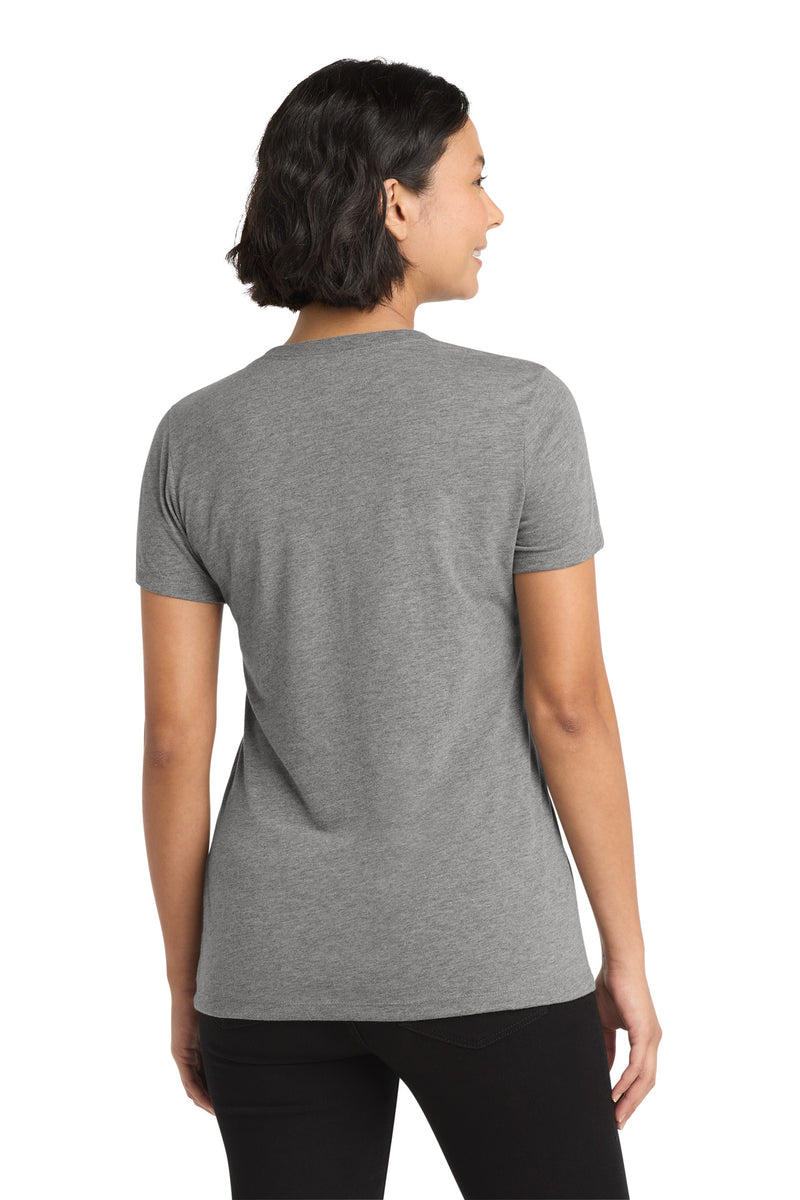 Allmade  Women's Tri-Blend V-Neck Tee - Aluminum Grey
