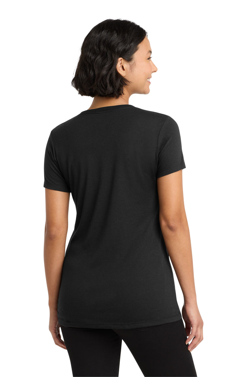 Allmade  Women's Tri-Blend V-Neck Tee - Deep Black