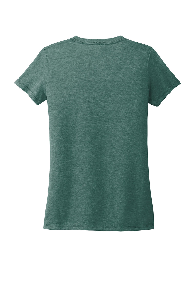 Allmade  Women's Tri-Blend V-Neck Tee - Deep Sea Green