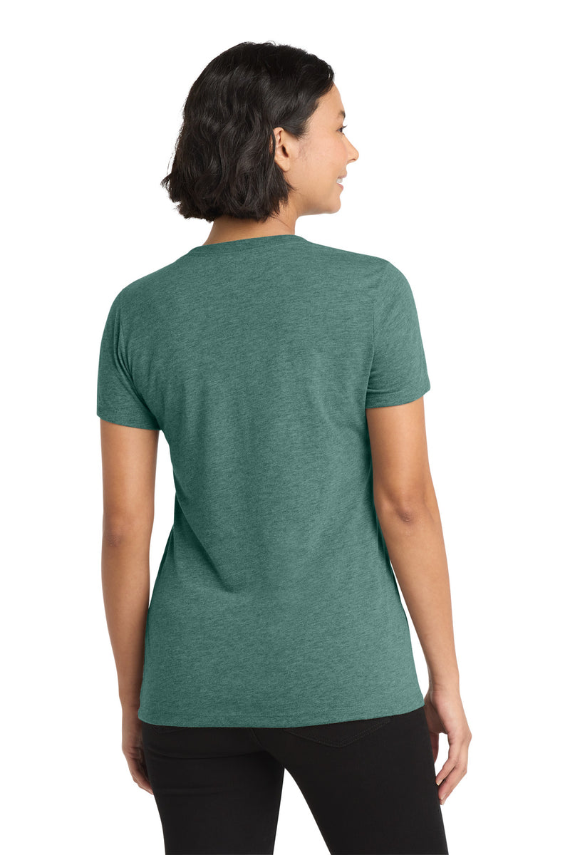 Allmade  Women's Tri-Blend V-Neck Tee - Deep Sea Green