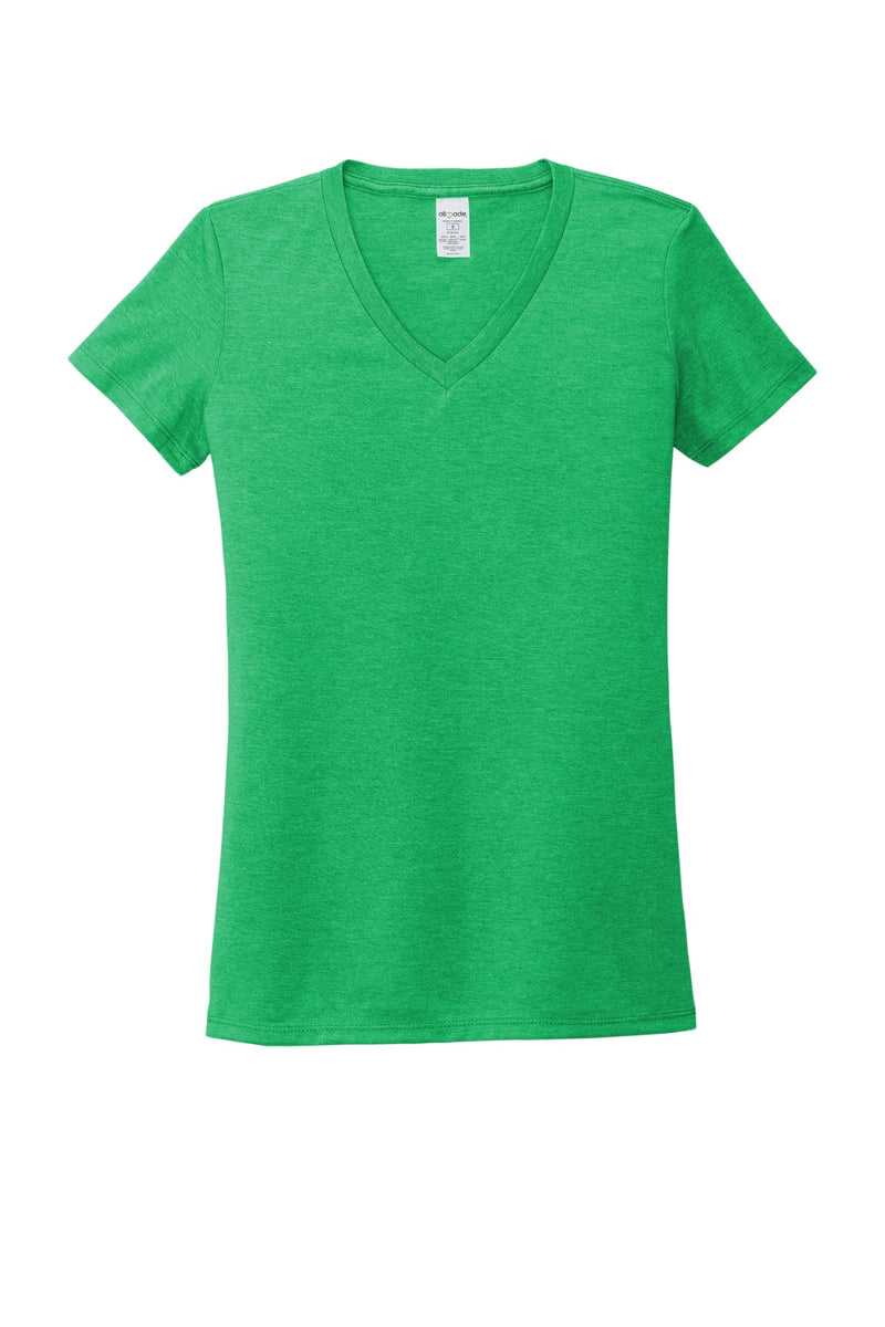 Allmade  Women's Tri-Blend V-Neck Tee - Enviro Green
